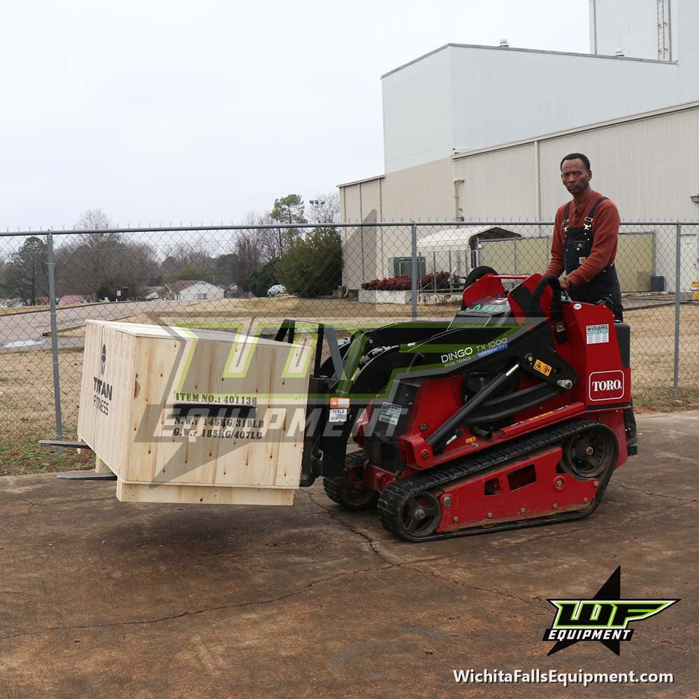 Titan Mini Skid Steer Pallet Fork Frame 42 in. Blades