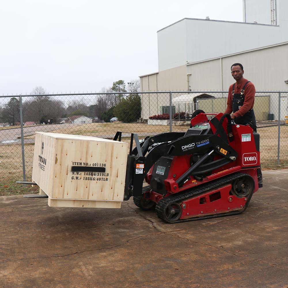 Titan Mini Skid Steer Pallet Fork Frame 42 in. Blades