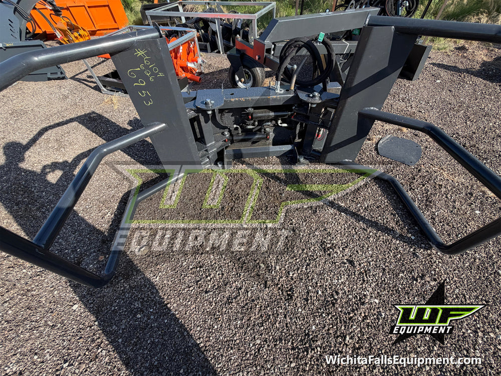 Wolverine 36-80 in. Hay Bale Squeeze Grabber - Skid Steer