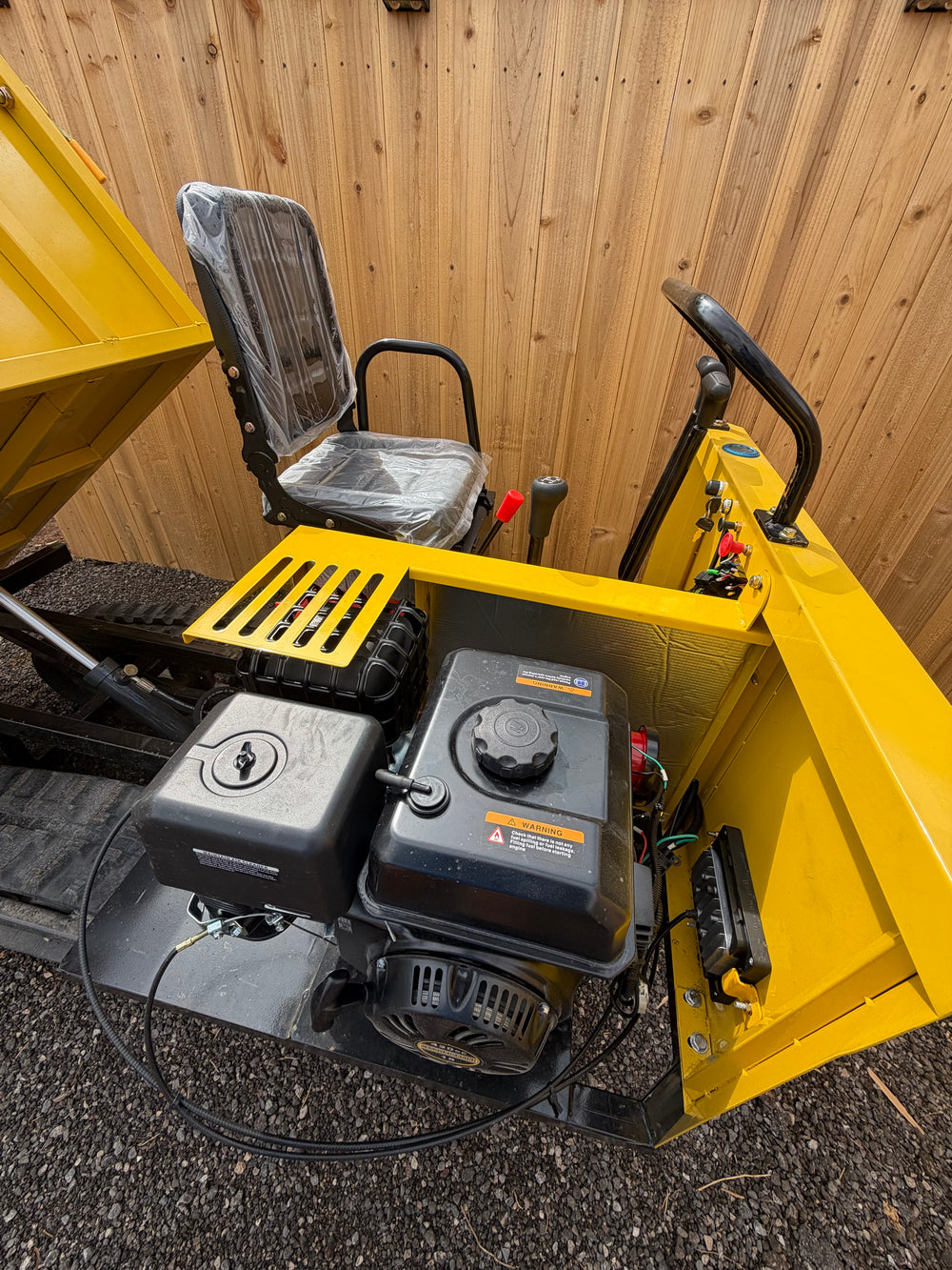 SDLaunch mini dumper 420cc engine and controls