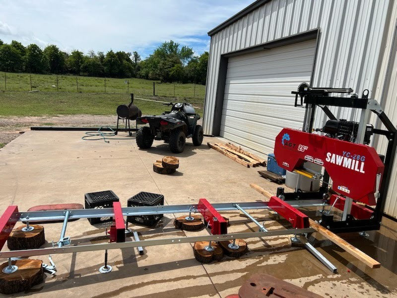 AGT YC-26G 26 in. Portable Sawmill