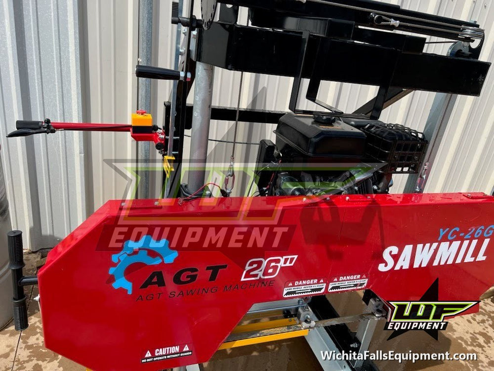 AGT YC-26G 26 in. Portable Sawmill