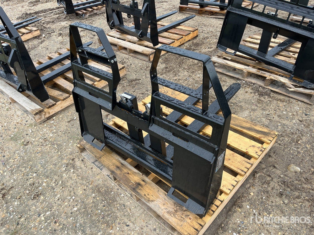 Skid Steer Pallet Forks - 6,600 lb Capacity