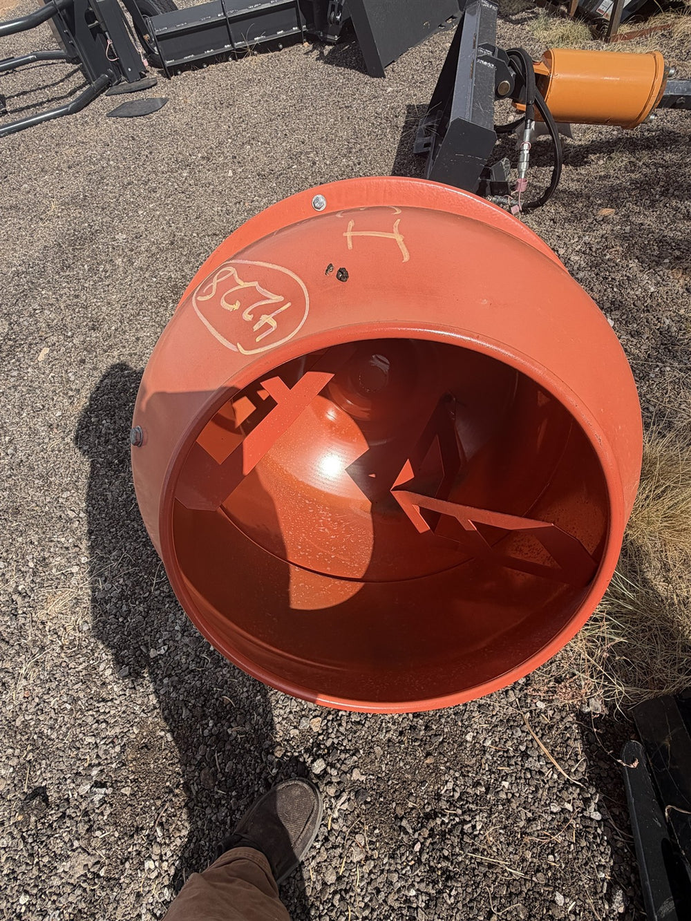 Hydraulic Concrete Mixer - Mini Skid Steer