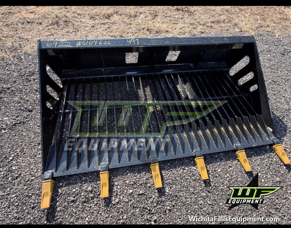 72 in. Rock Bucket - Skid Steer