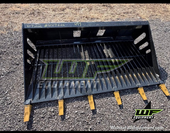 72 in. Rock Bucket - Skid Steer