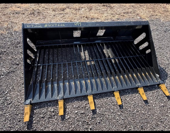 72 in. Rock Bucket - Skid Steer