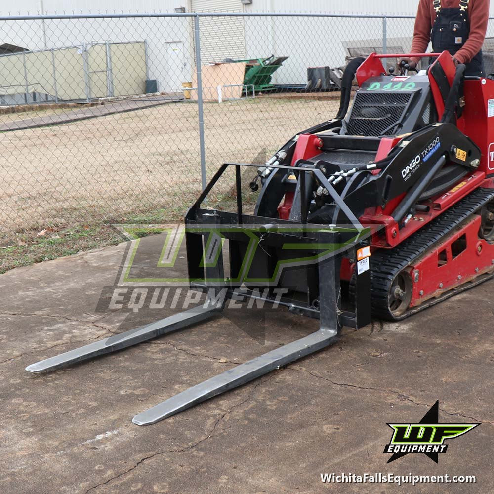 Titan Mini Skid Steer Pallet Fork Frame 42 in. Blades