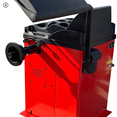 AGT WB24 wheel balancer shaft and hood