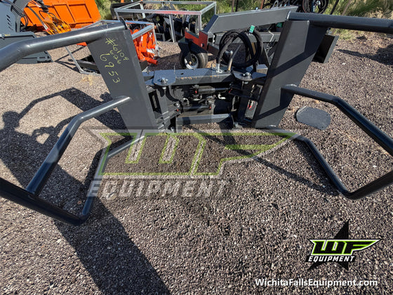 Wolverine 36-80 in. Hay Bale Squeeze Grabber - Skid Steer