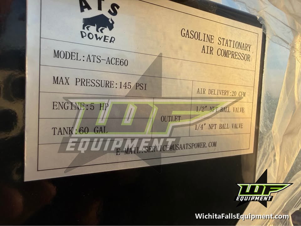 60 Gallon ATS Electric Air Compressor — view 2 of 3