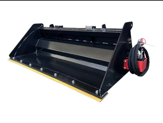 Raytree 72 in. Power Rake Hydra Bucket - Skid Steer