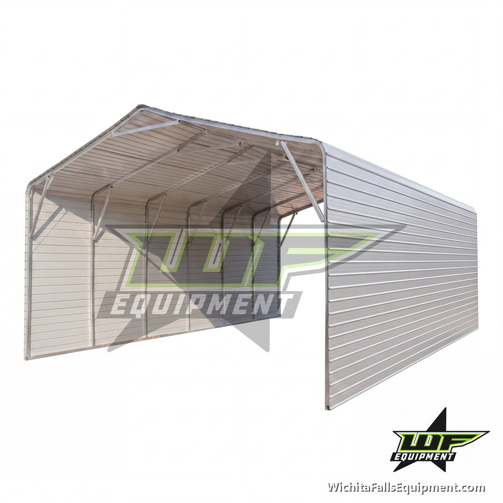 12x20 Enclosed Car Port