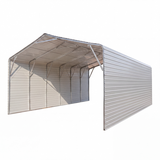 12x20 Enclosed Car Port