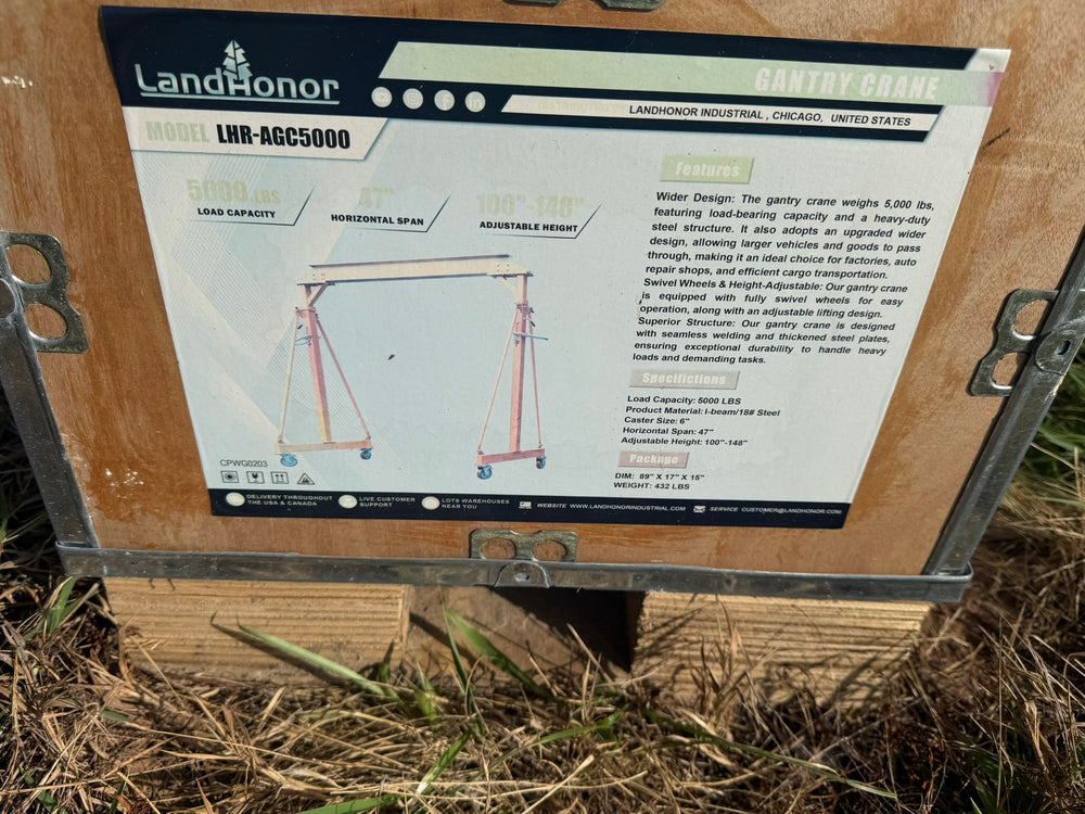 LandHonor LHB-60GC5000 Gantry Crane