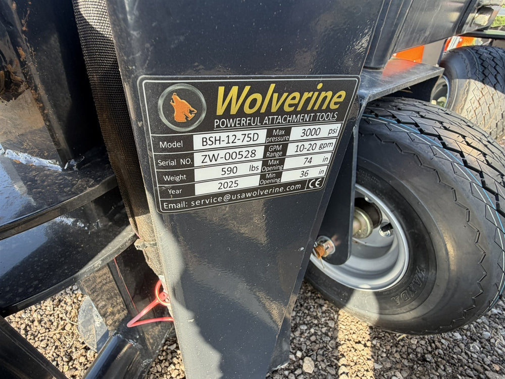Wolverine 36-80 in. Hay Bale Squeeze Grabber - Skid Steer