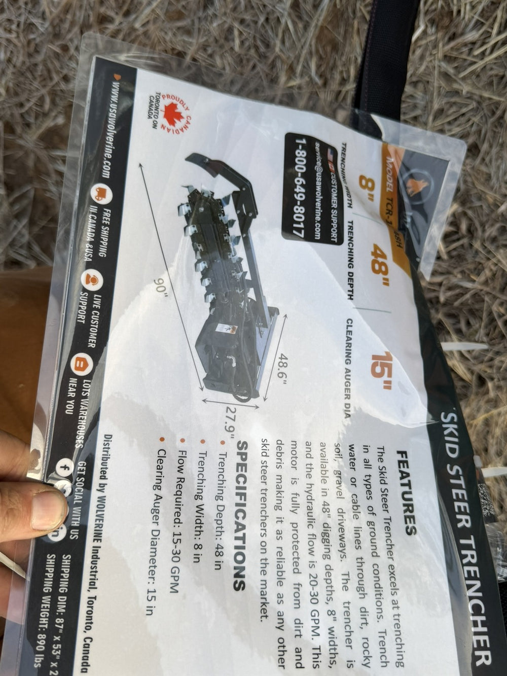 2026 Wolverine TCR-12-48H Trencher