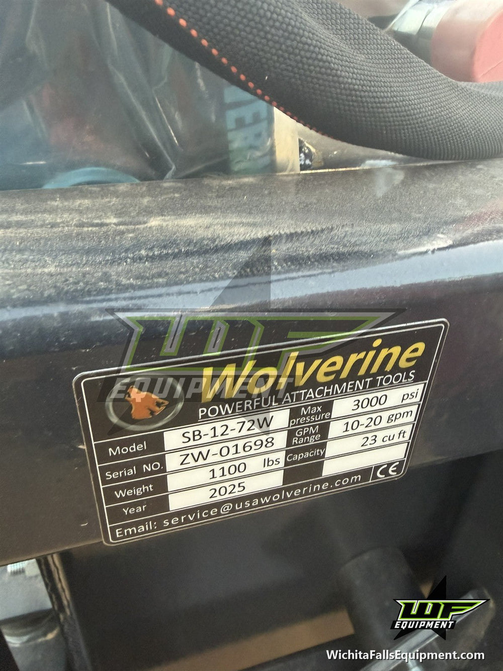 Wolverine 72 in. Hydraulic Screening Bucket - Skid Steer