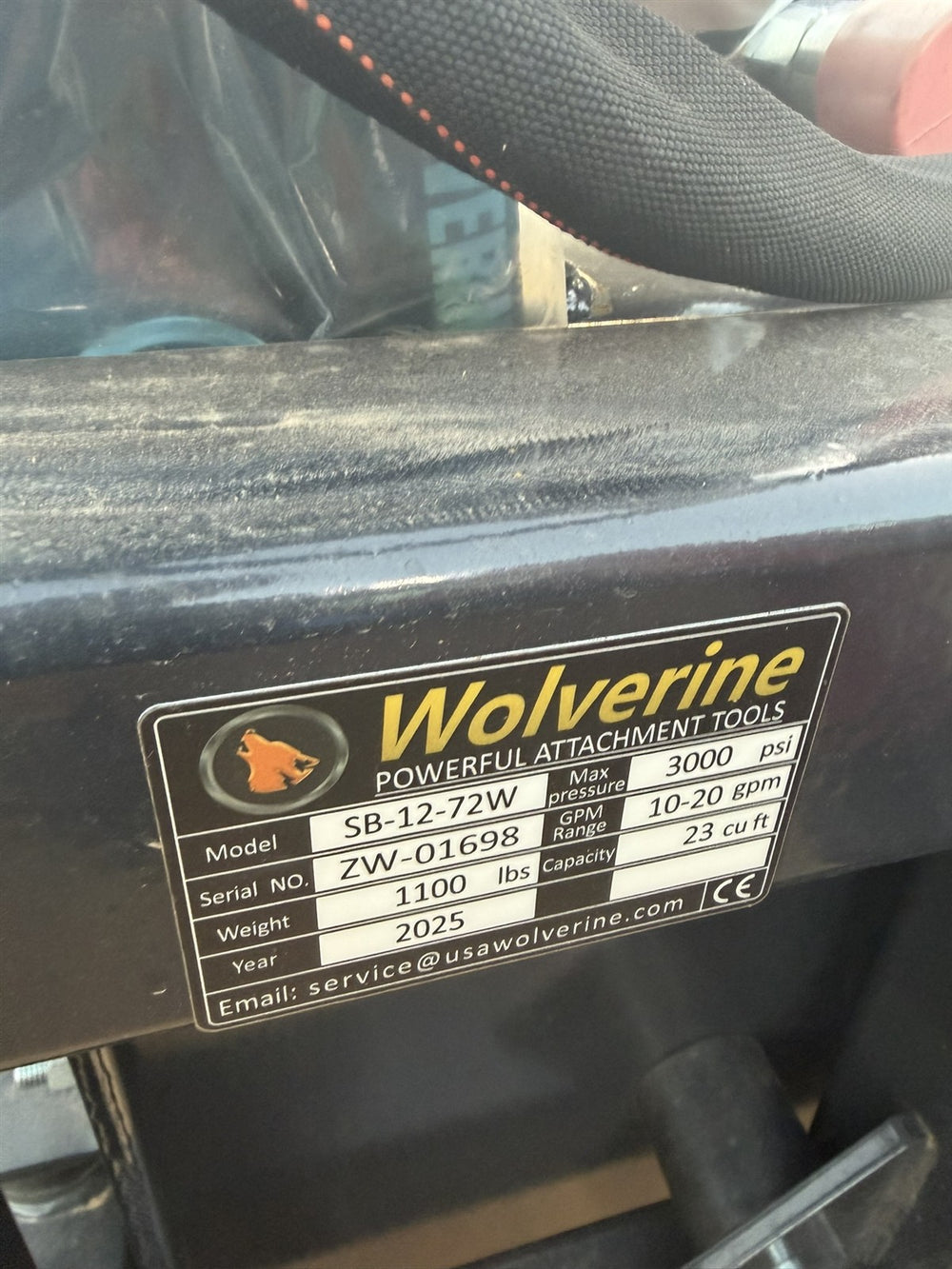 Wolverine 72 in. Hydraulic Screening Bucket - Skid Steer