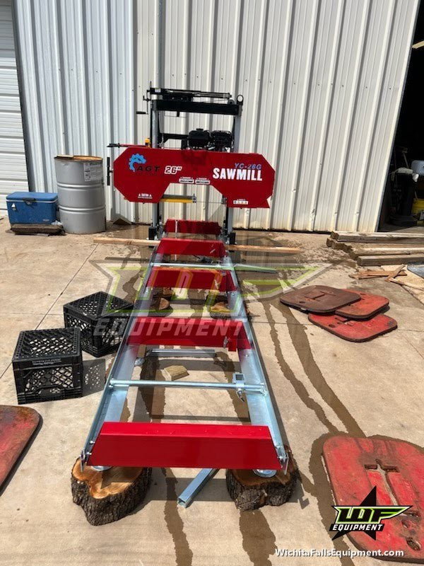 AGT YC-26G 26 in. Portable Sawmill
