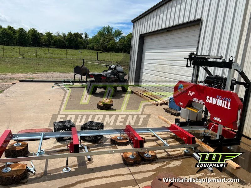 AGT YC-26G 26 in. Portable Sawmill