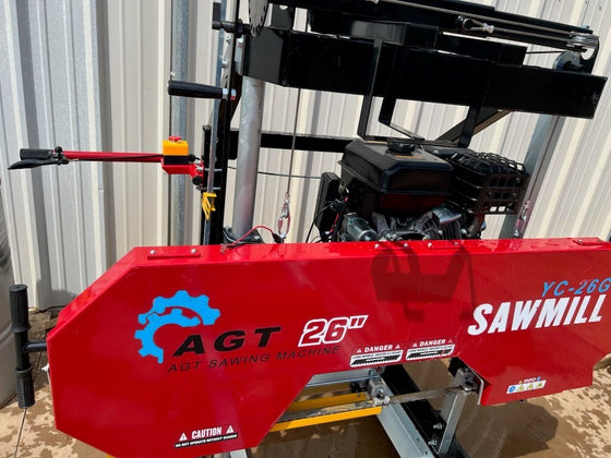 AGT YC-26G 26 in. Portable Sawmill
