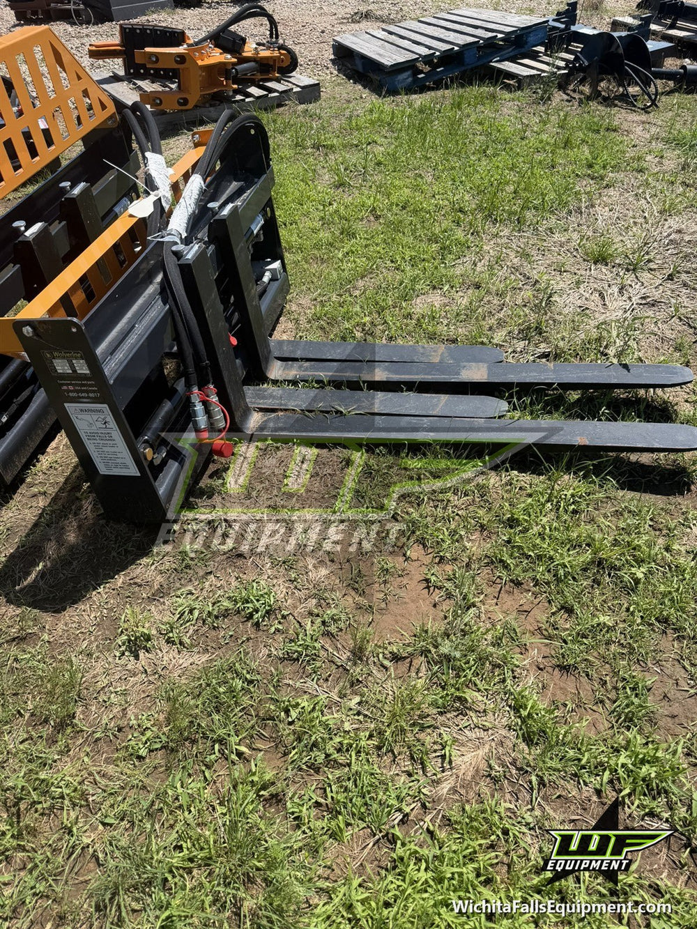 Skid Steer Pallet Forks - 6,600 lb Capacity