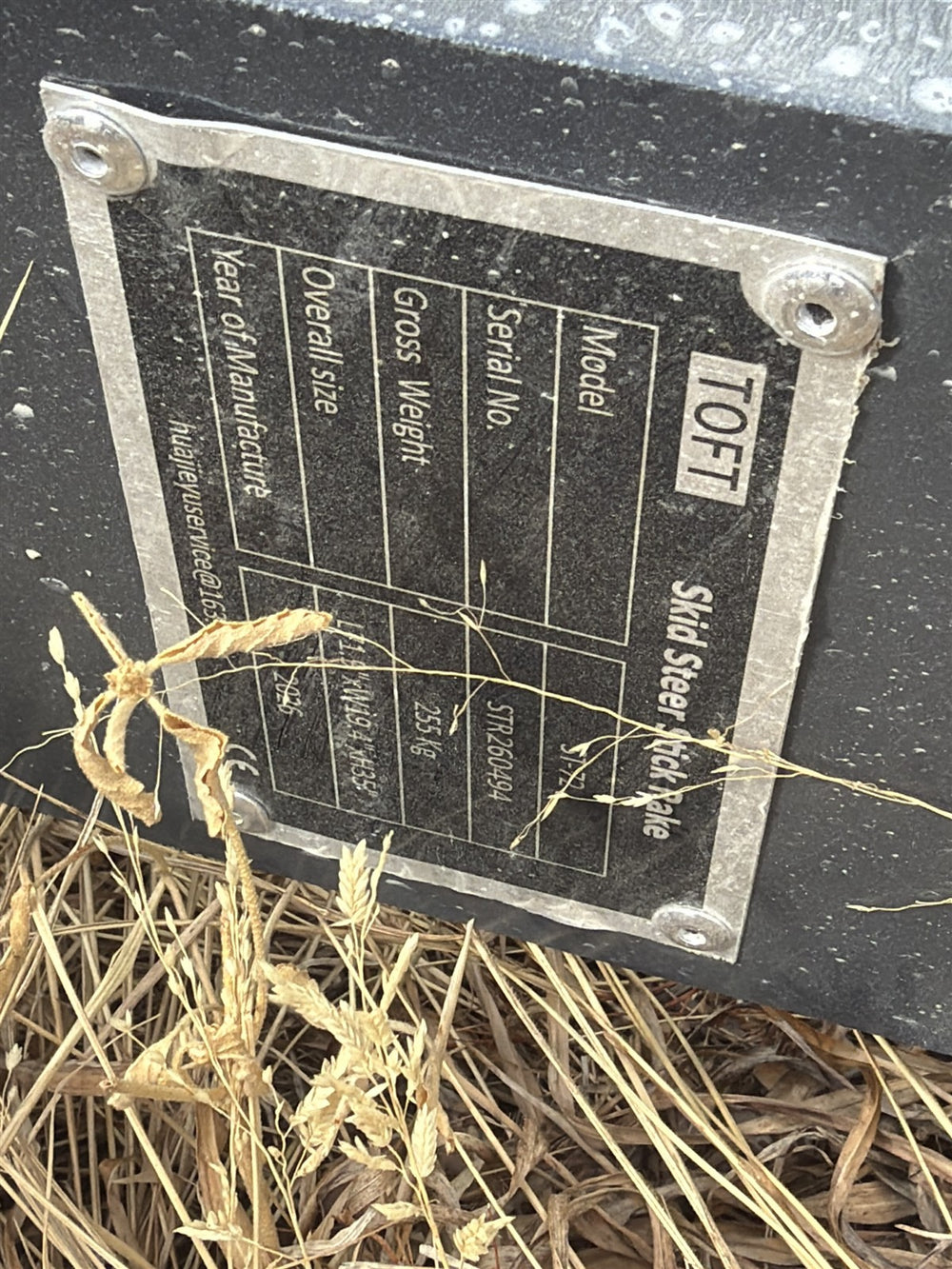 TOFT Skid Steer Stick Rake