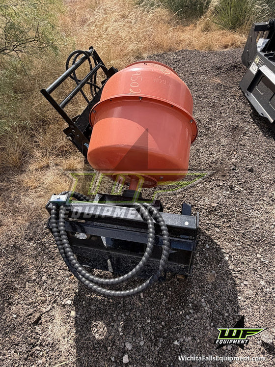 Hydraulic Concrete Mixer - Mini Skid Steer